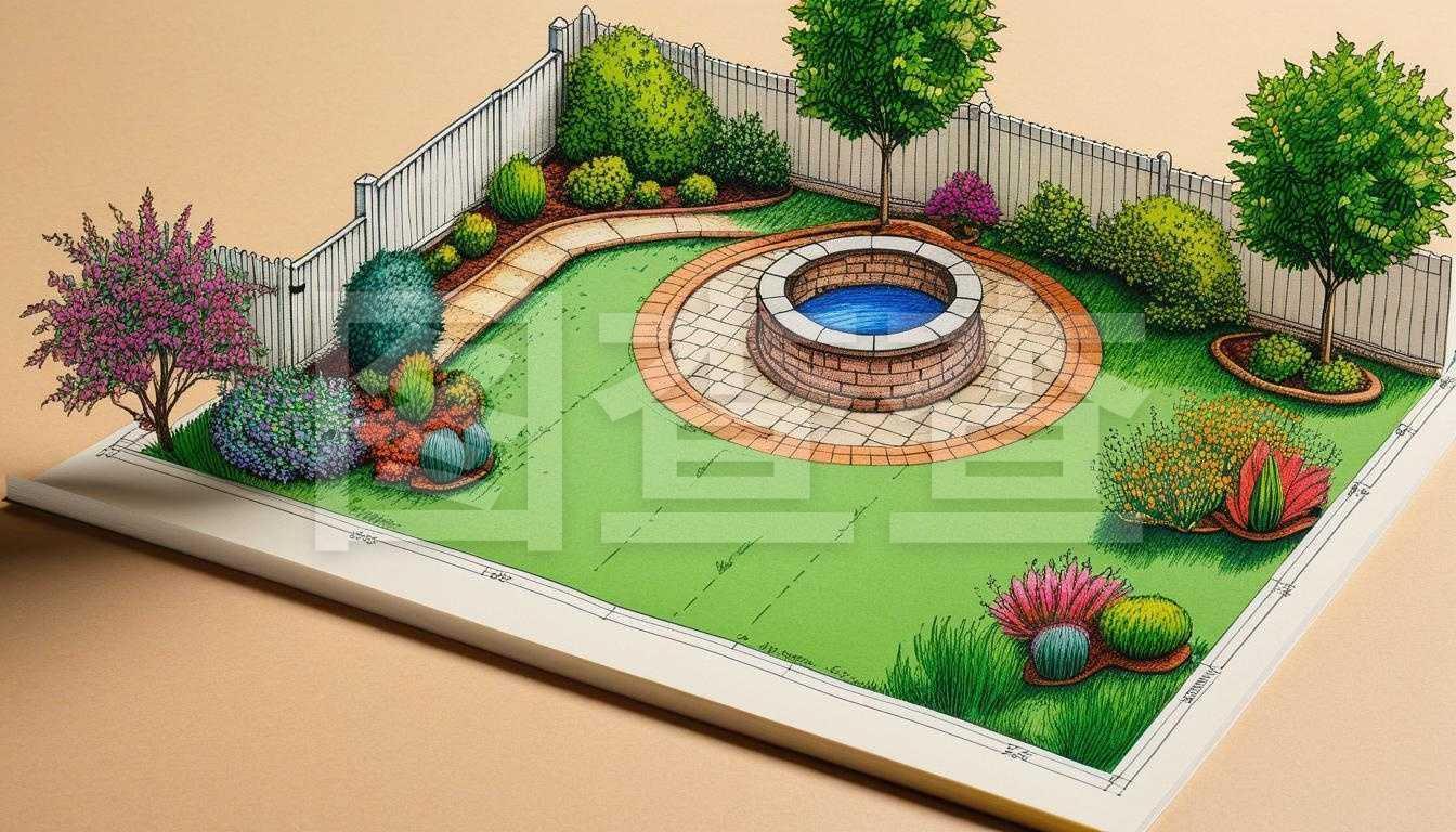 庭院景觀設計草圖